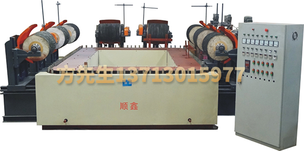 Eight-grinding head rectangular conveying type automatic polishing machine